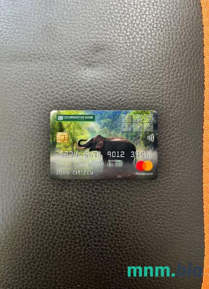 Kenya Co-operative bank wygląd zdjęcia mastercard skan PSD + zdjęcie